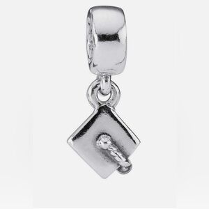 Authentic Retired Pandora ‘Graduation Cap’ Dangle Charm Sterling Silver S925 Ale